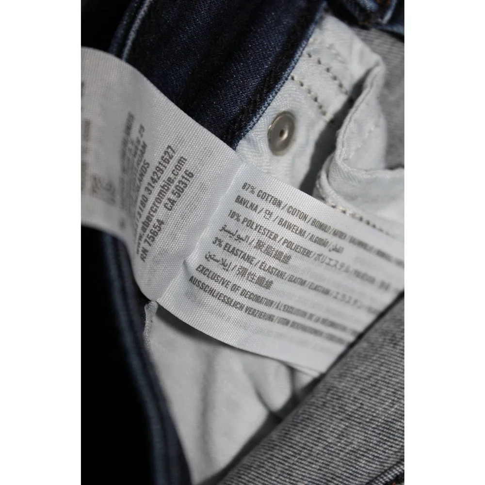 Abercrombie & Fitch Simone High Rise Jean Legging Blue Denim Jeans Size 4 / 27